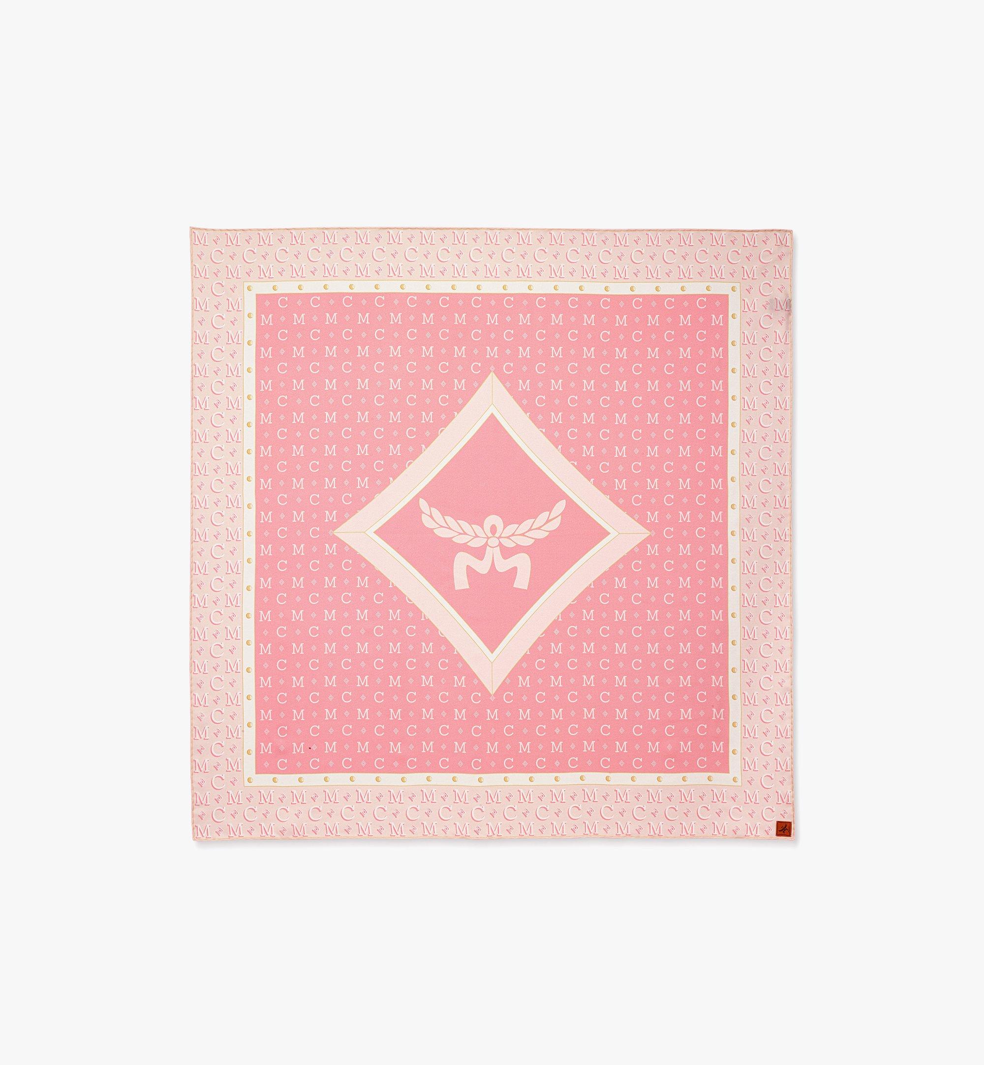 Foulard Diamond monogrammé en soie biologique 1